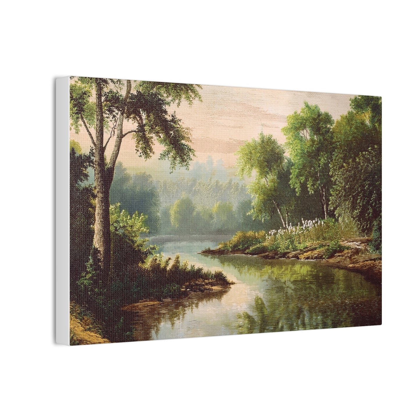 Serene Landscape Canvas Print, Nature Wall Art, Rustic Home Decor, Scenic Art, Tranquil Room Decoration, Gift for Nature Lovers