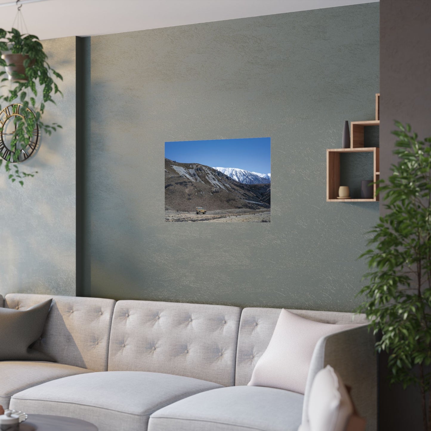 Poster Wall Art - Old faithful Off Roader in rugged terrain