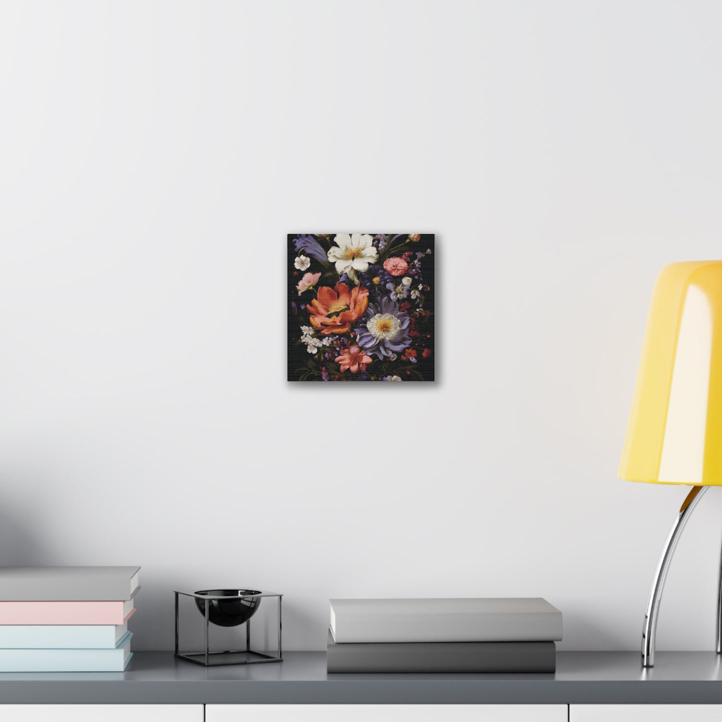 Floral Canvas Art Print, Vibrant Flower Wall Decor, Botanical Artwork, Home Decoration, Gift for Art Lovers