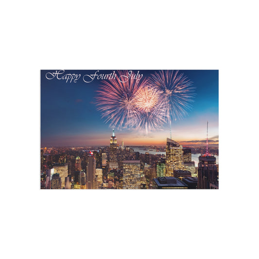 Postcards - 4th of July Firework Design