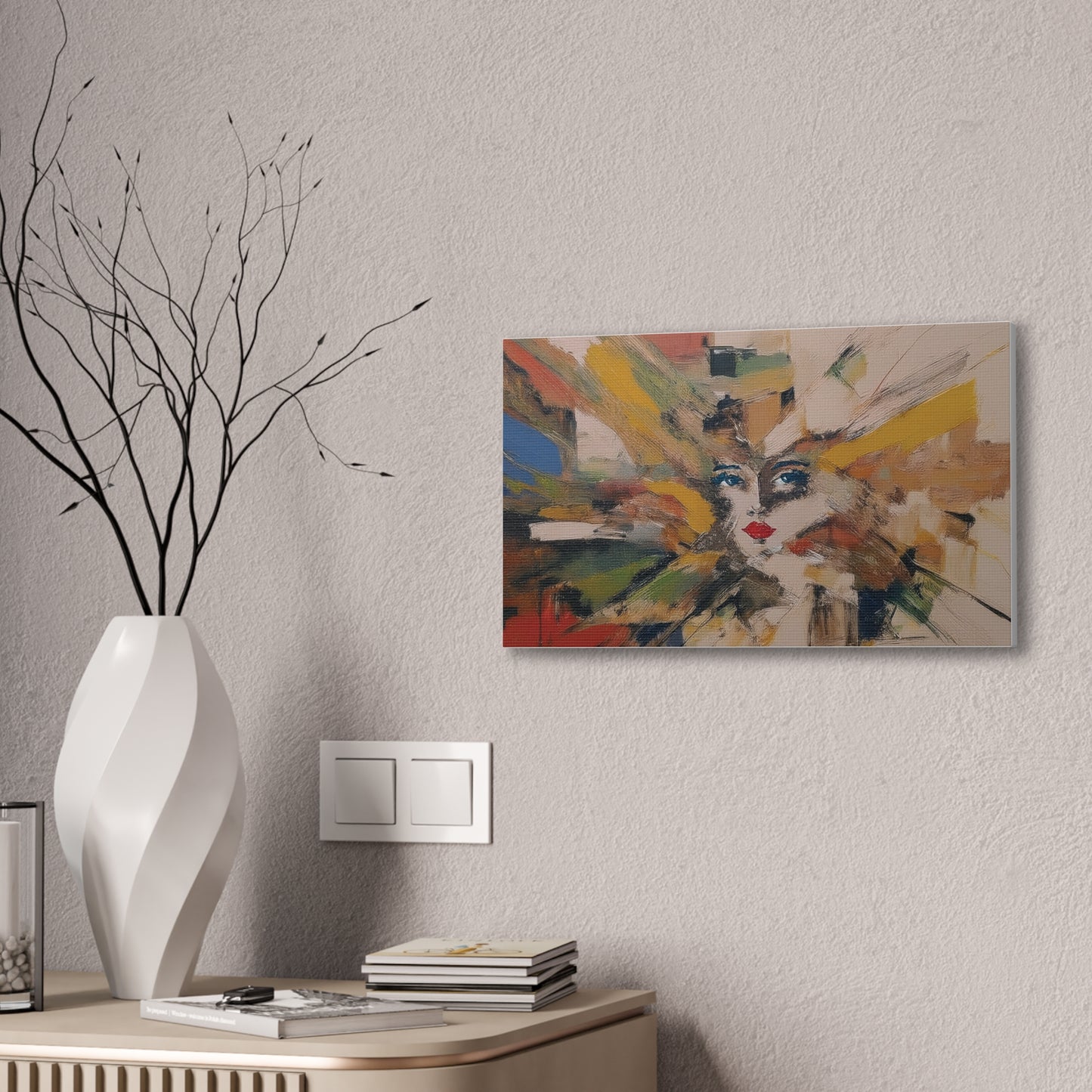 Canvas Stretched Wall Art - Center of Attraction