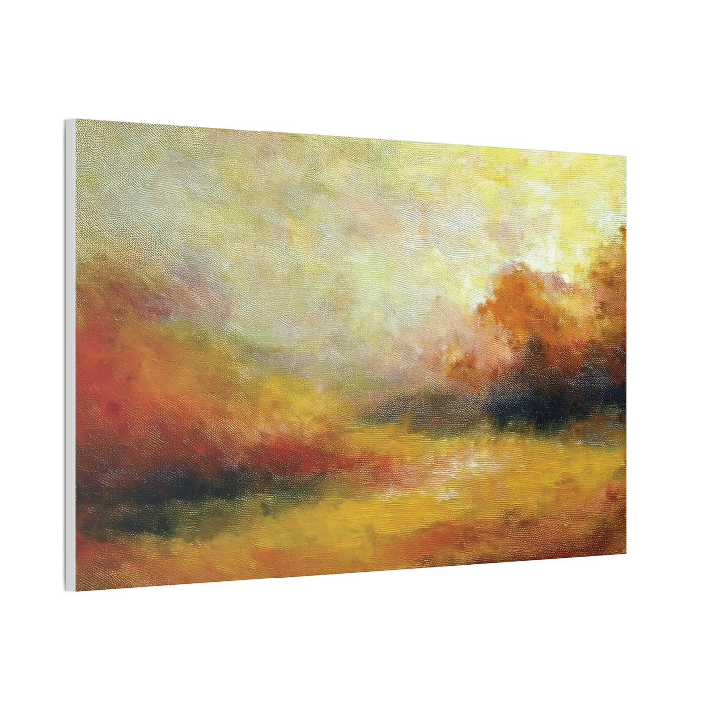 Vibrant Canvas Art Print, Stretched Wall Decor for Living Room, Abstract Landscape Artwork, Home Decoration, Gift for Art Lovers