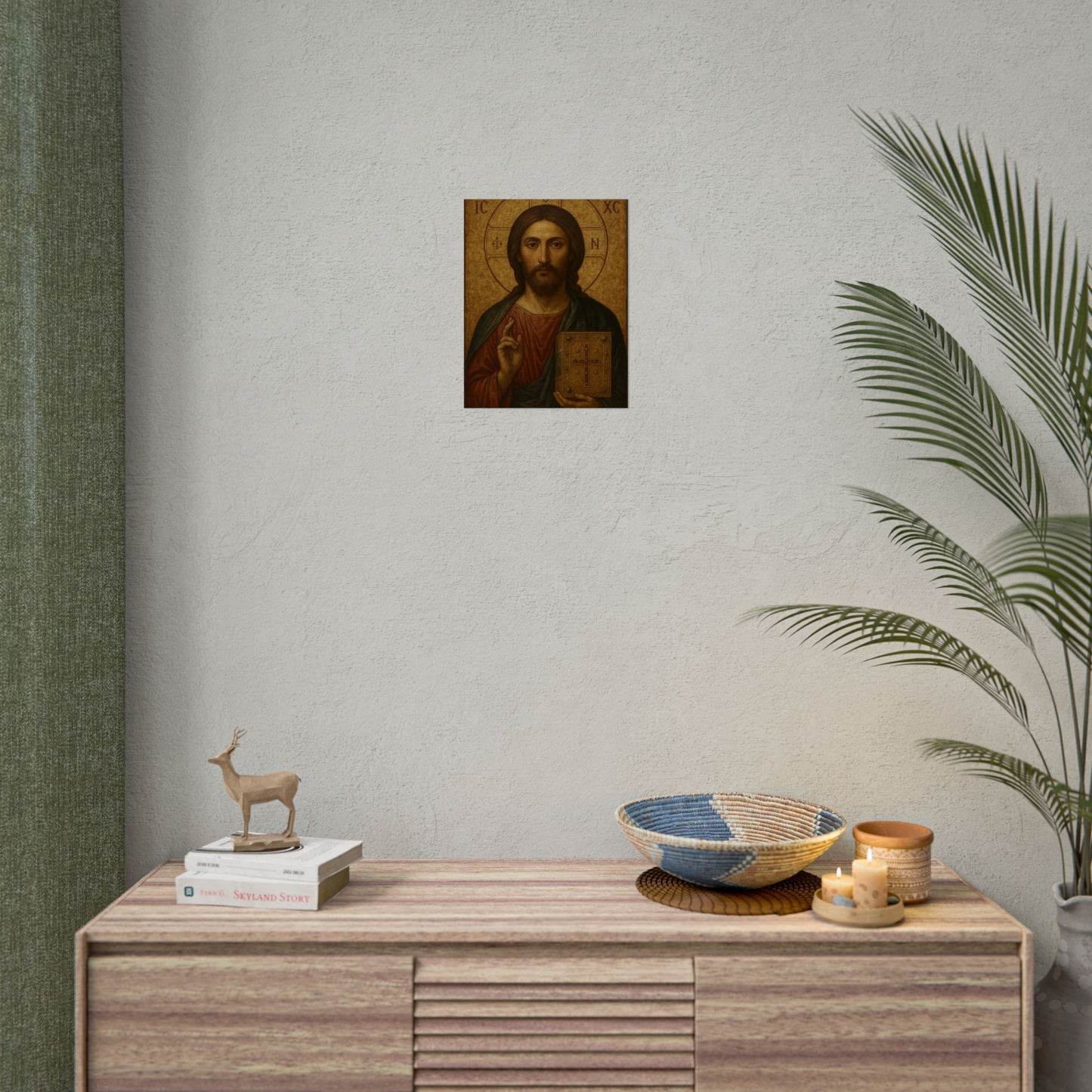 Poster - Devine Serene Ancient Authentic Holy Jesus