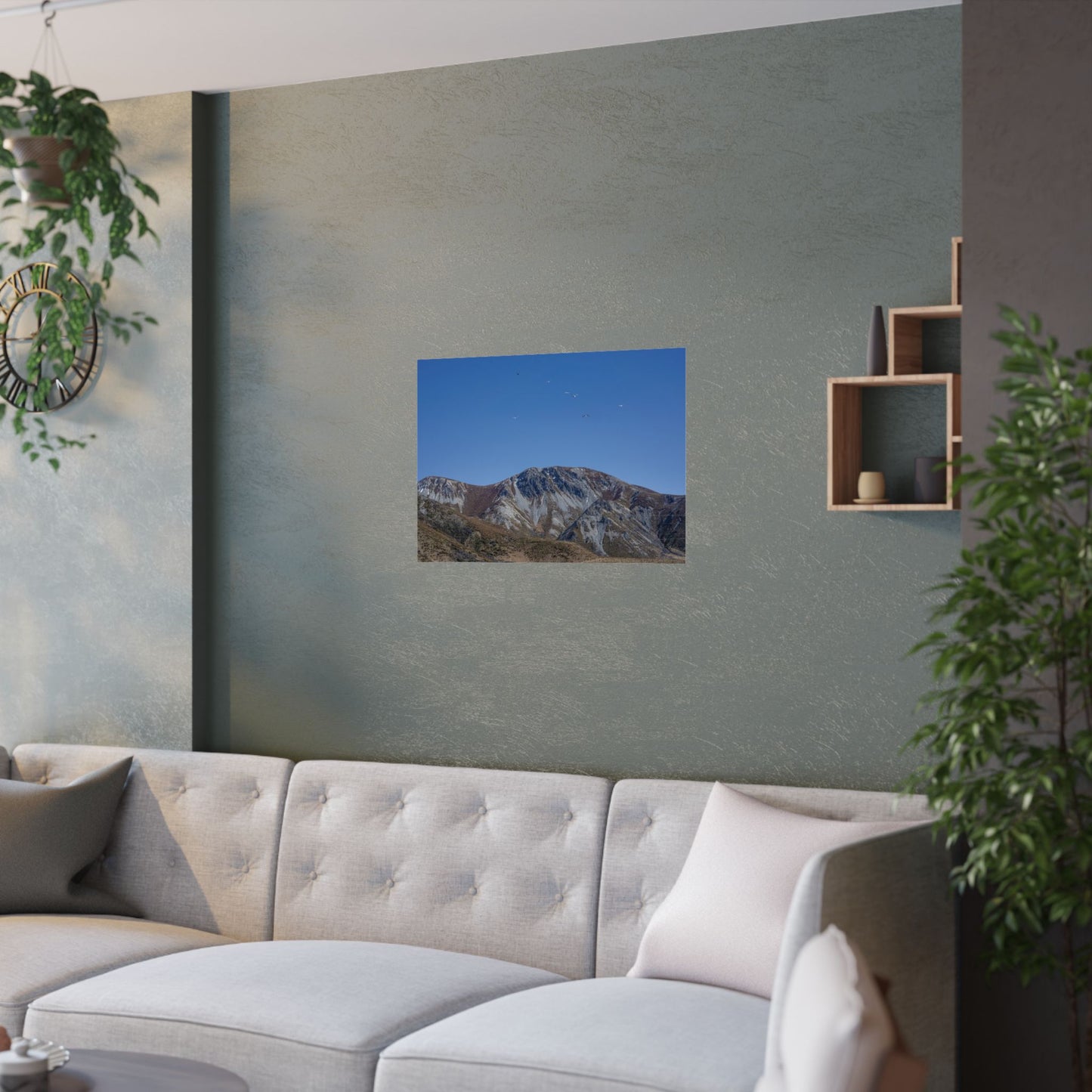 Satin Poster - Rugged Mountains New Zealand