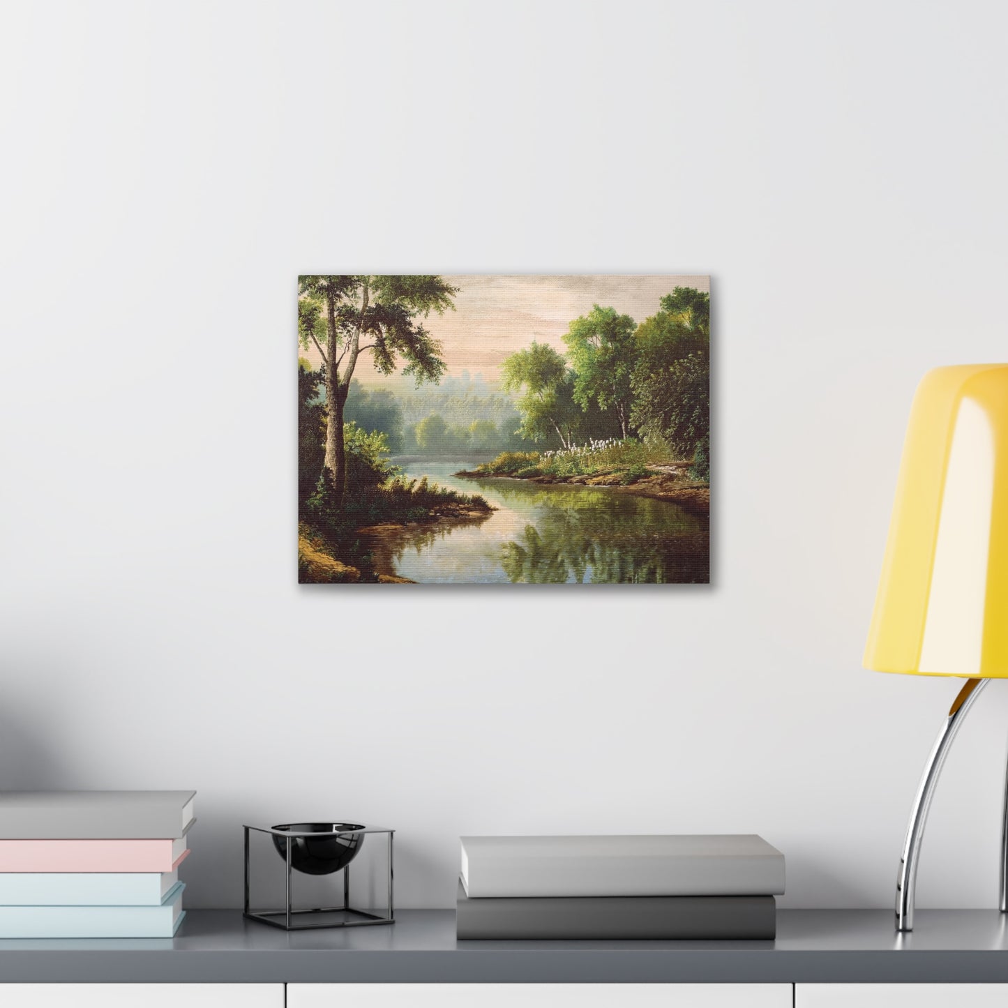 Serene Landscape Canvas Print, Nature Wall Art, Rustic Home Decor, Scenic Art, Tranquil Room Decoration, Gift for Nature Lovers