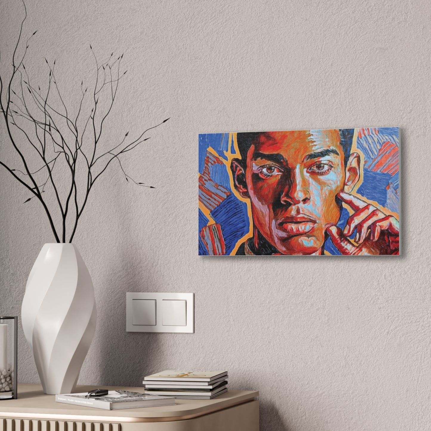 Artistic Canvas Print Portait