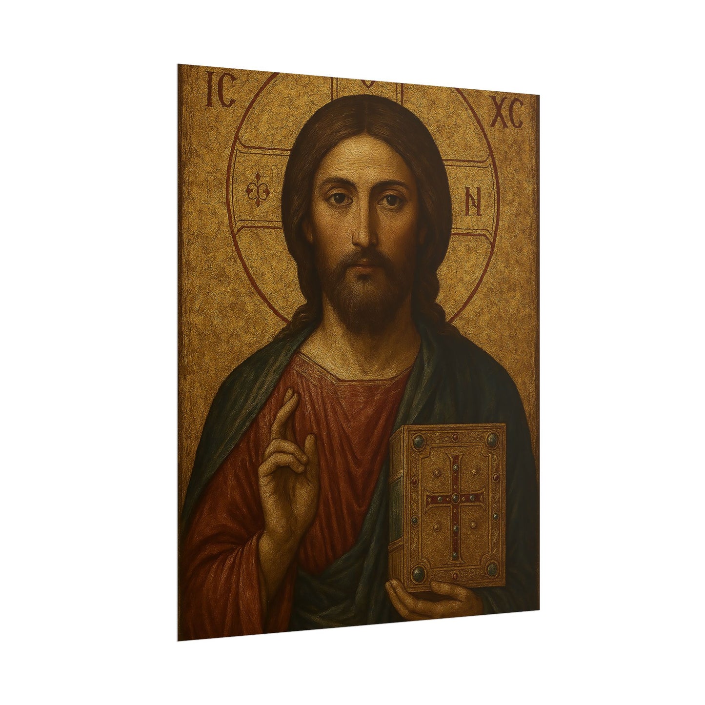 Poster - Devine Serene Ancient Authentic Holy Jesus