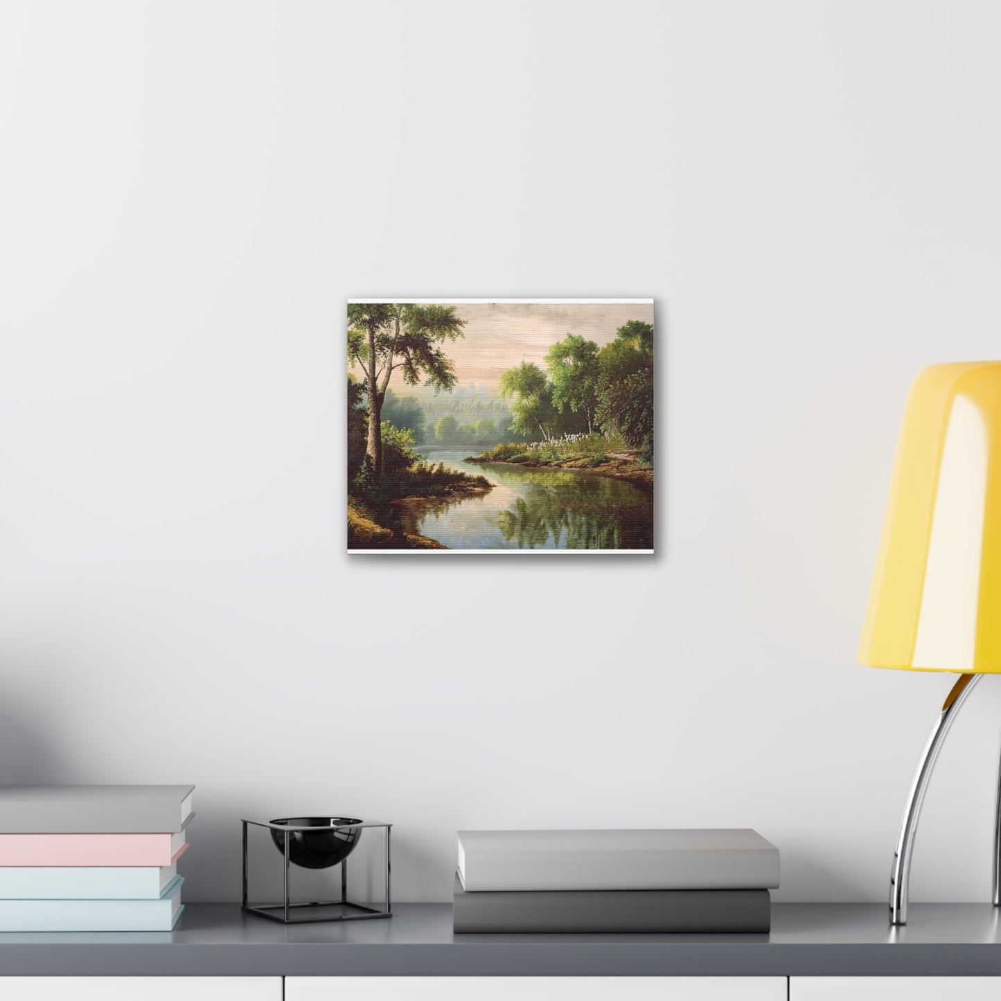Serene Landscape Canvas Print, Nature Wall Art, Rustic Home Decor, Scenic Art, Tranquil Room Decoration, Gift for Nature Lovers