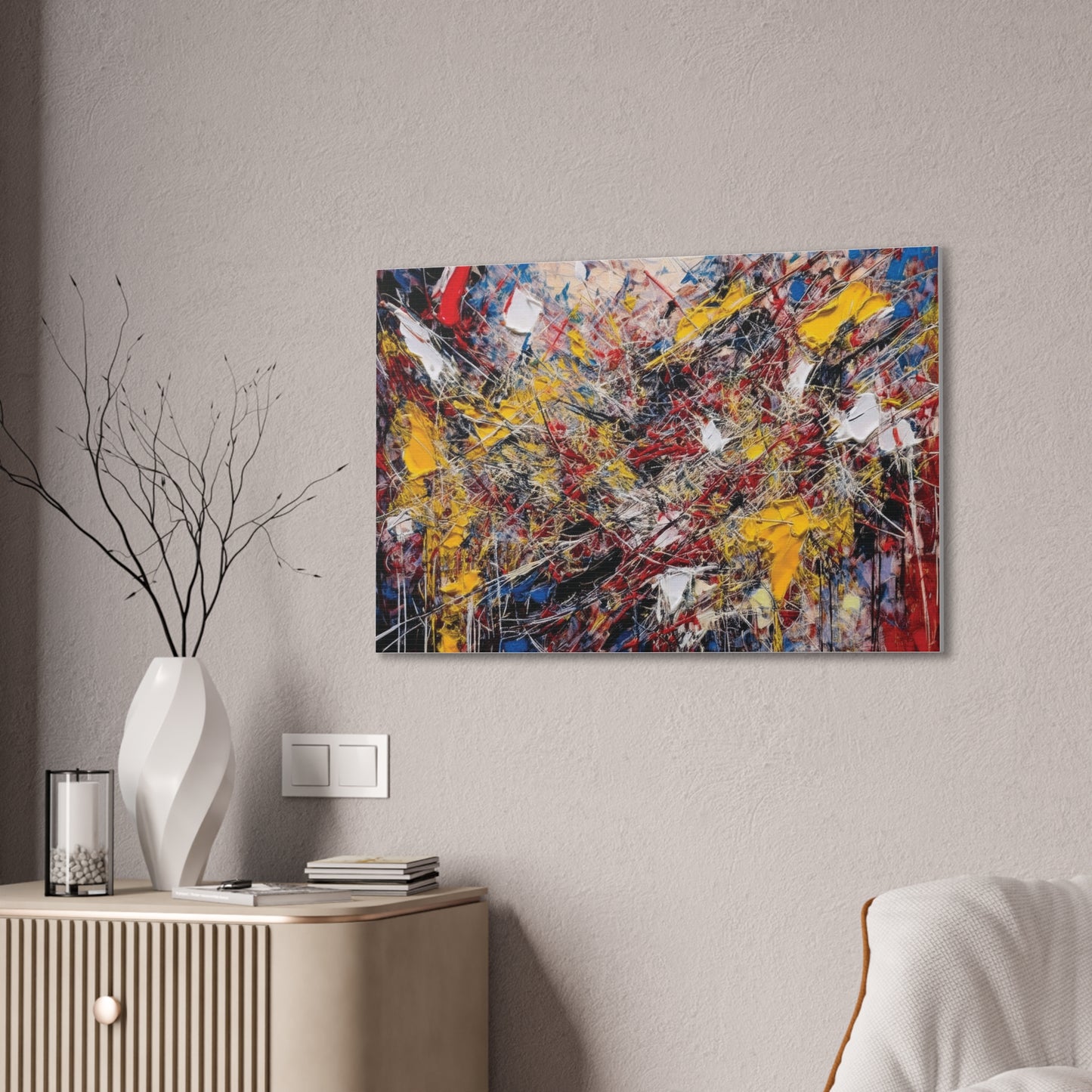 Canvas Stretched Wall Art - Magnum Opus