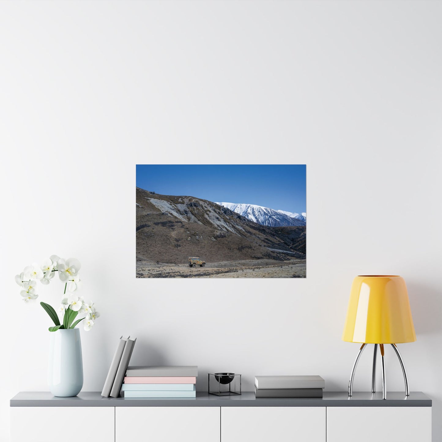 Poster Wall Art - Old faithful Off Roader in rugged terrain