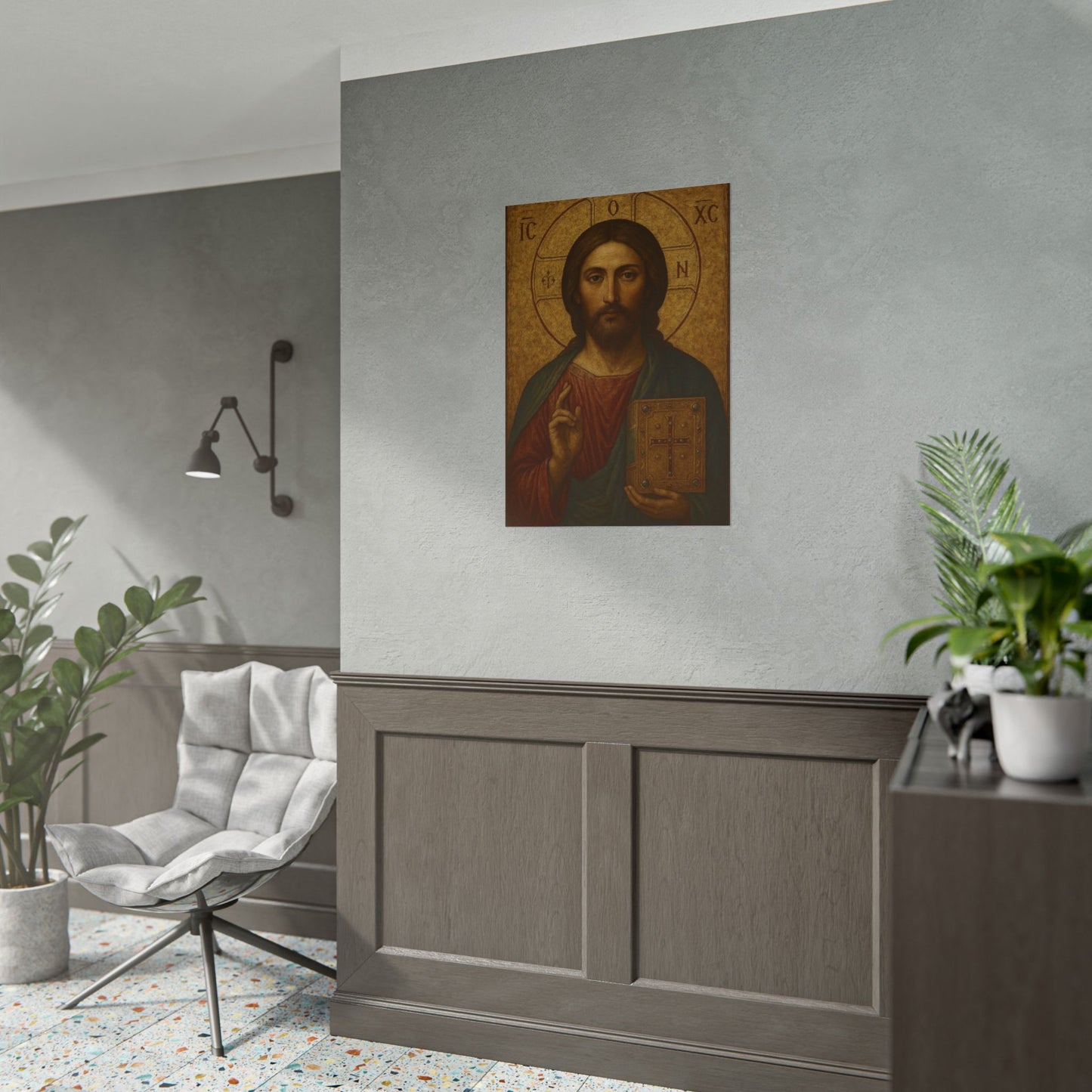 Poster - Devine Serene Ancient Authentic Holy Jesus