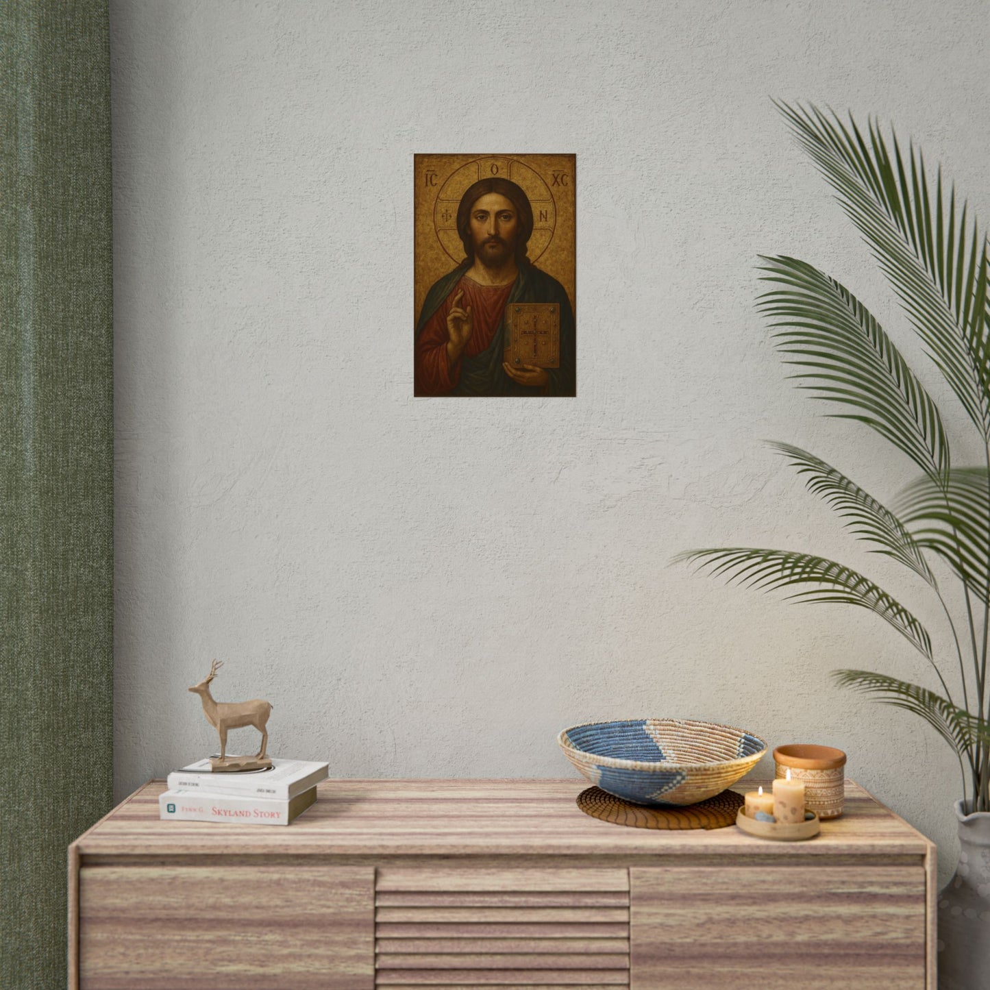 Poster - Devine Serene Ancient Authentic Holy Jesus