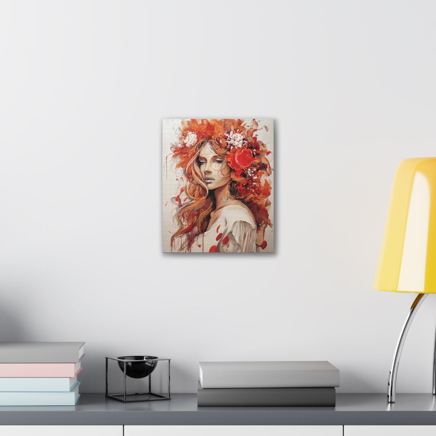 Floral Canvas Wall Art, Vibrant Decor for Home, Elegant Gift, Boho Chic Art Piece, Perfect for Birthdays, Weddings, and Anniversaries