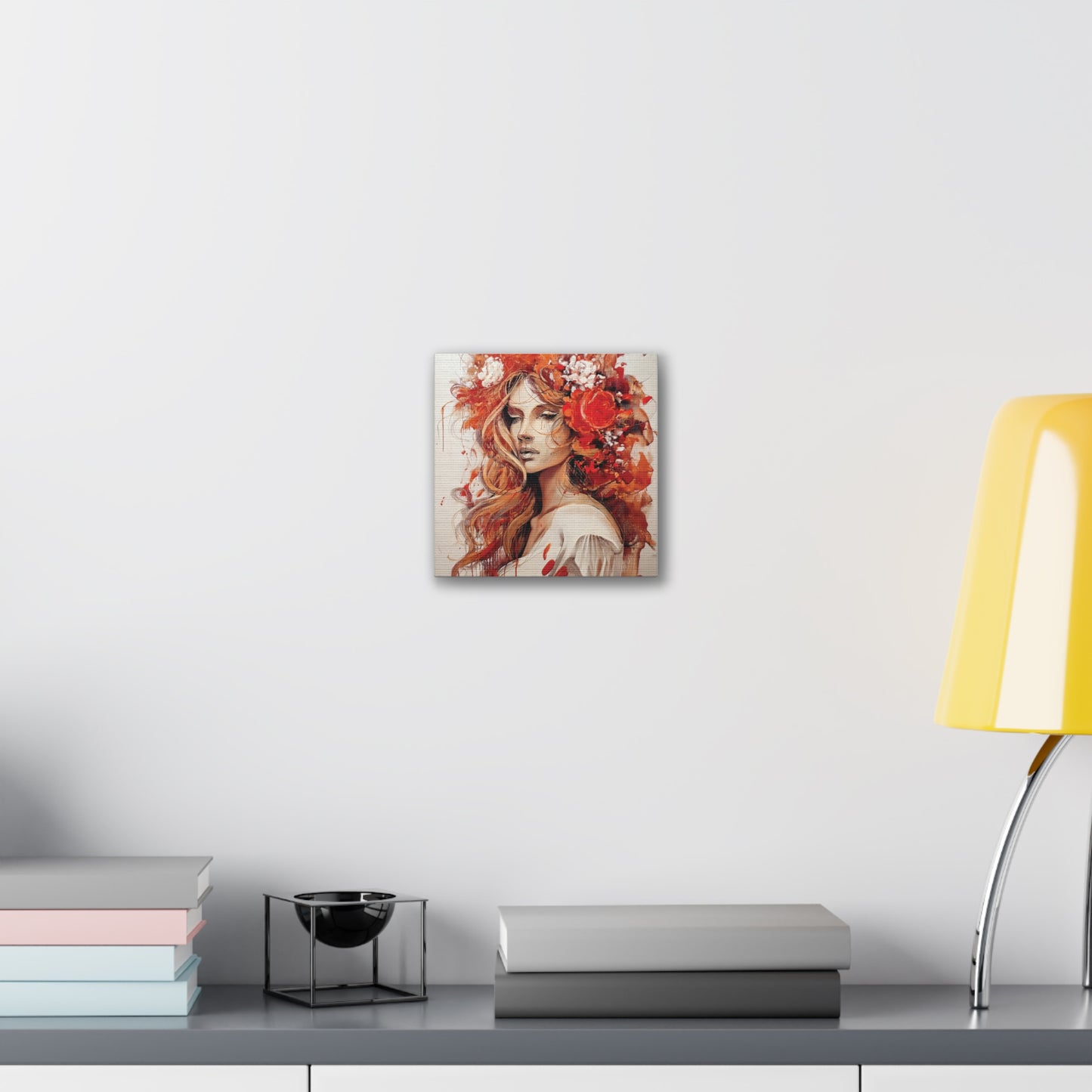 Floral Canvas Wall Art, Vibrant Decor for Home, Elegant Gift, Boho Chic Art Piece, Perfect for Birthdays, Weddings, and Anniversaries