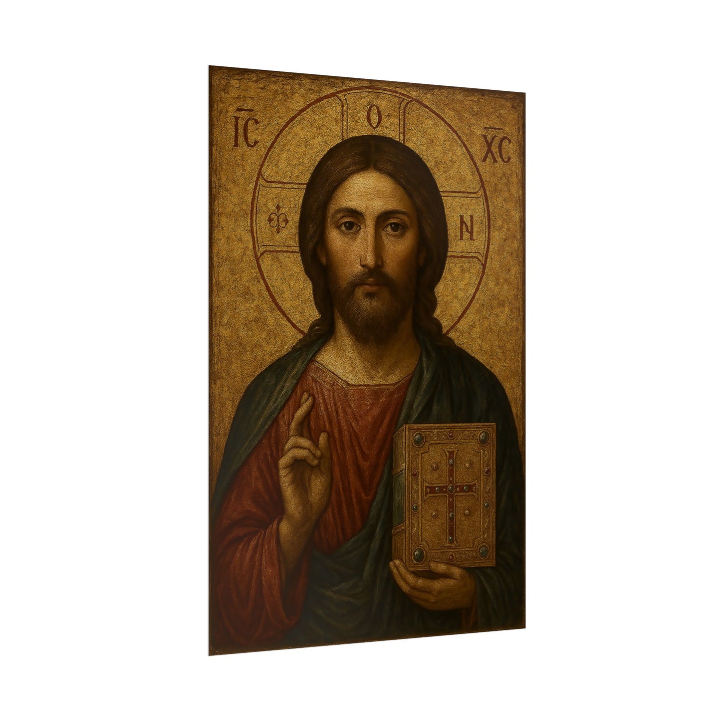 Poster - Devine Serene Ancient Authentic Holy Jesus