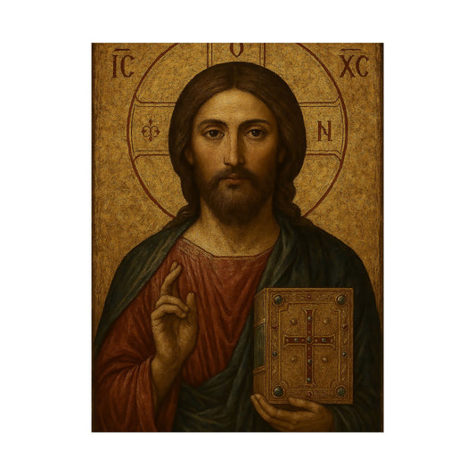 Poster - Devine Serene Ancient Authentic Holy Jesus