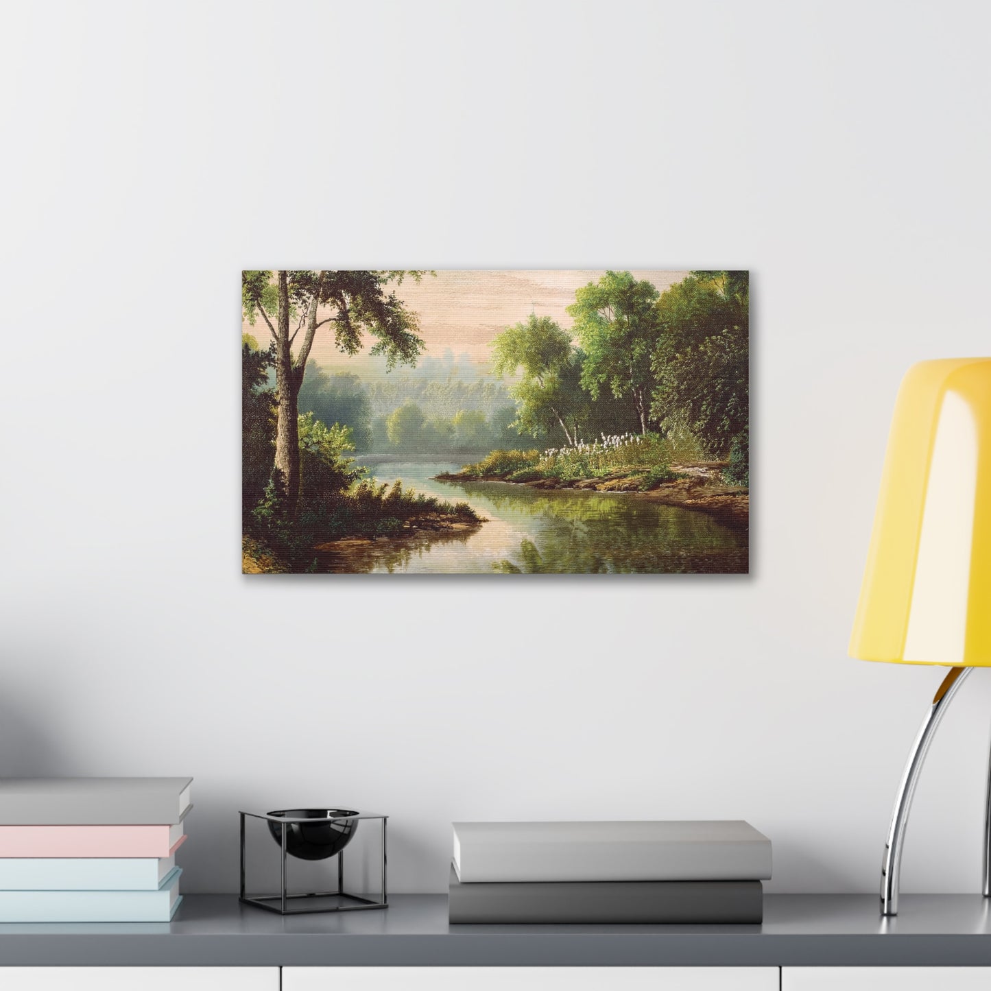 Serene Landscape Canvas Print, Nature Wall Art, Rustic Home Decor, Scenic Art, Tranquil Room Decoration, Gift for Nature Lovers