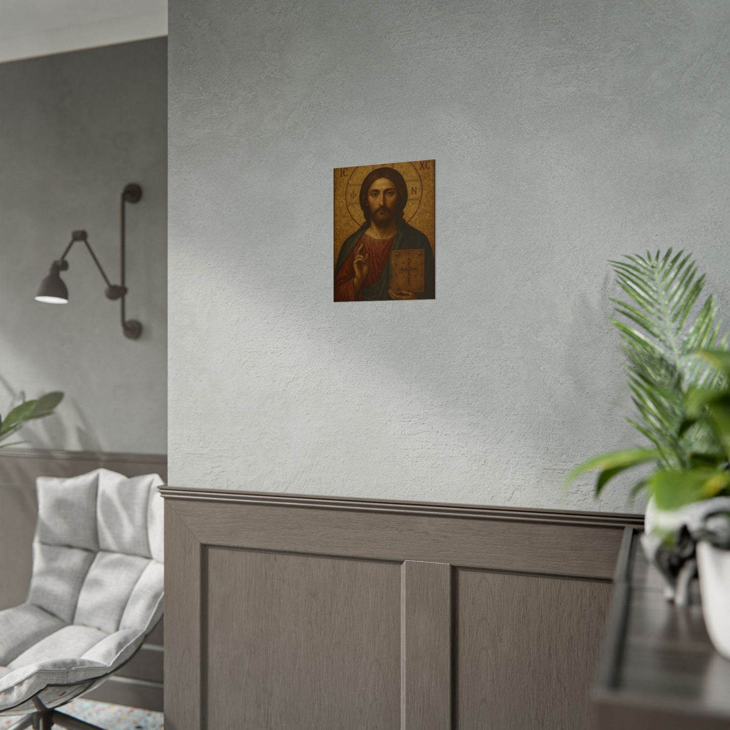 Poster - Devine Serene Ancient Authentic Holy Jesus