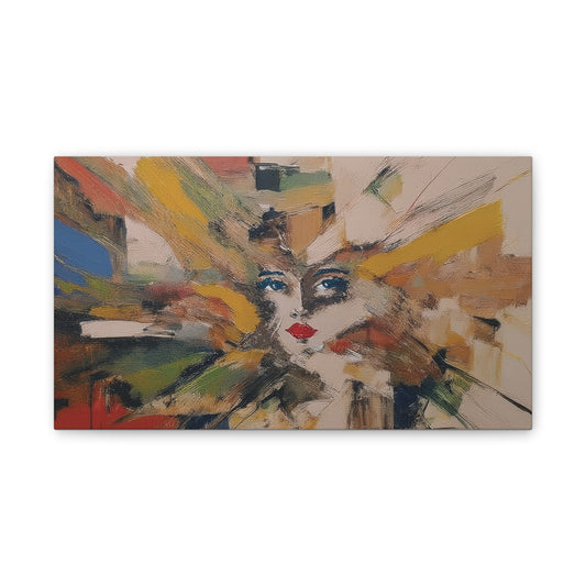 Canvas Stretched Wall Art - Center of Attraction