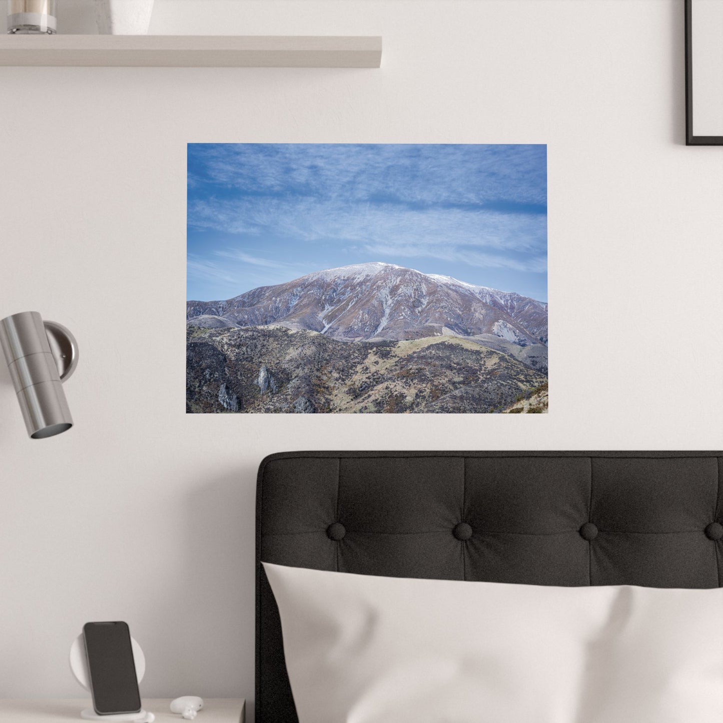 Poster - Rugged Mountain with Snow on Top