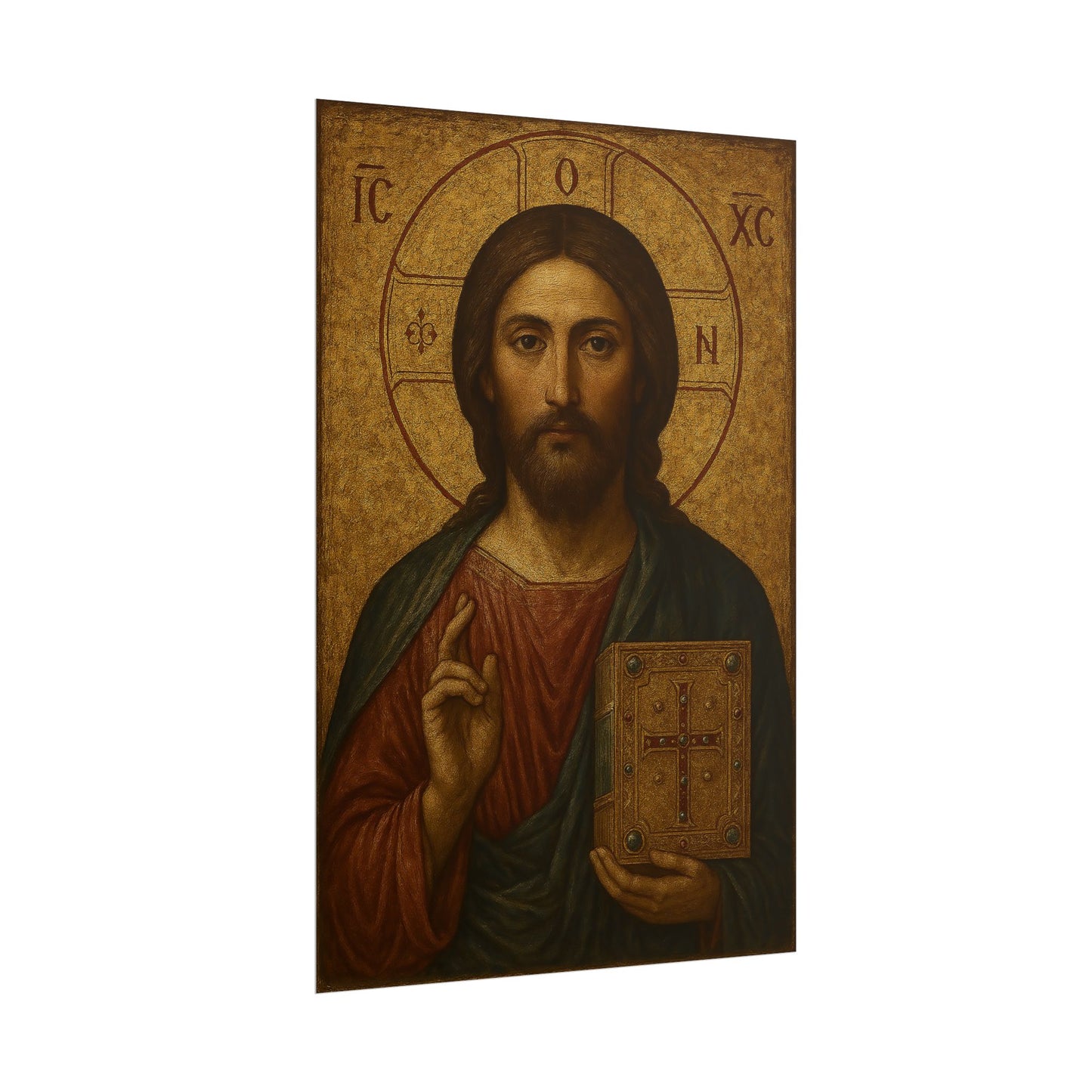 Poster - Devine Serene Ancient Authentic Holy Jesus