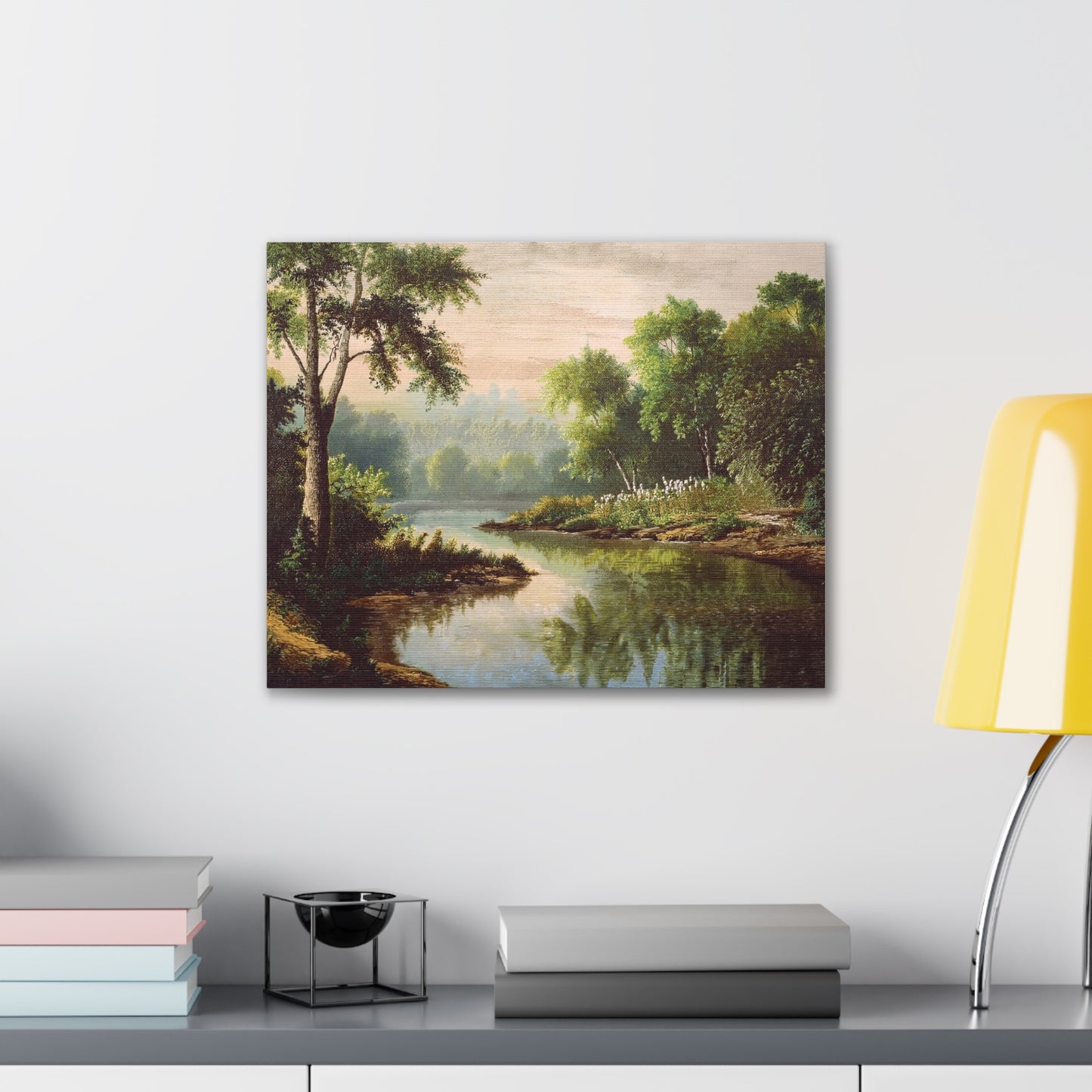 Serene Landscape Canvas Print, Nature Wall Art, Rustic Home Decor, Scenic Art, Tranquil Room Decoration, Gift for Nature Lovers