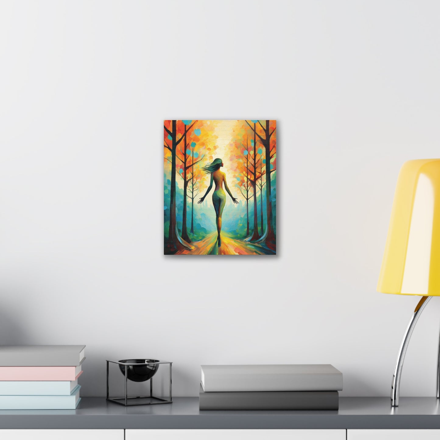 Whimsical Tree Path Canvas Print, Home Decor, Wall Art, Gift for Nature Lovers, Autumn Decor, Inspirational Artwork