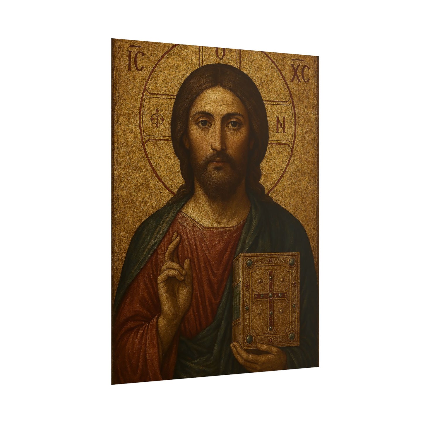 Poster - Devine Serene Ancient Authentic Holy Jesus