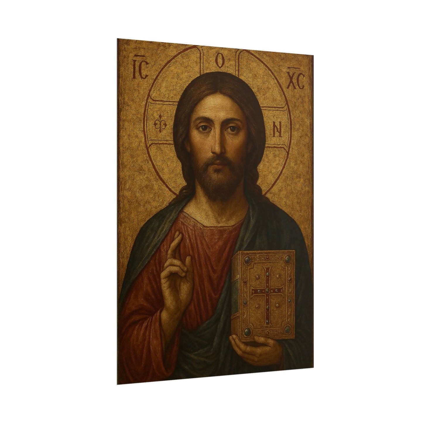 Poster - Devine Serene Ancient Authentic Holy Jesus