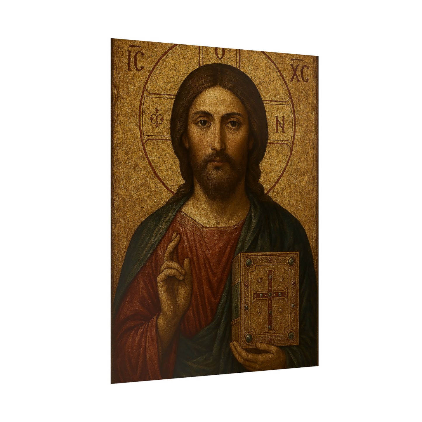 Poster - Devine Serene Ancient Authentic Holy Jesus