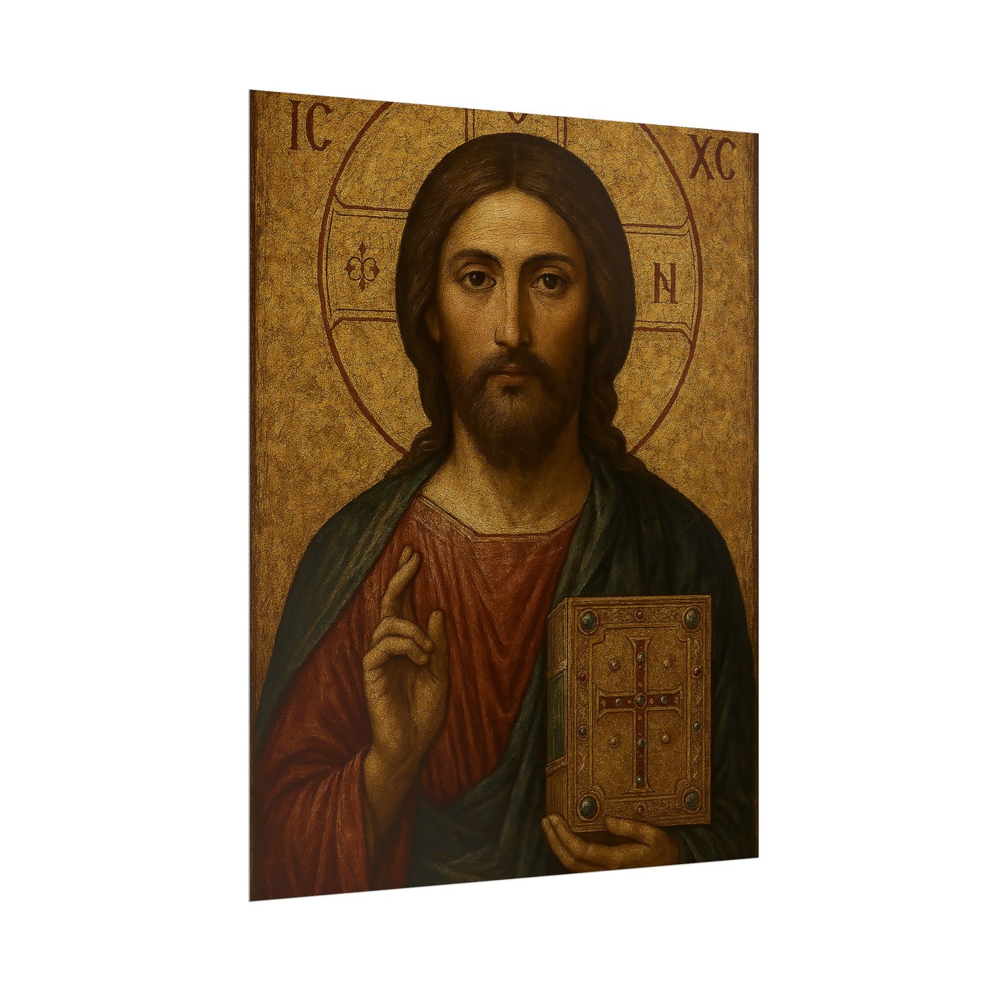 Poster - Devine Serene Ancient Authentic Holy Jesus