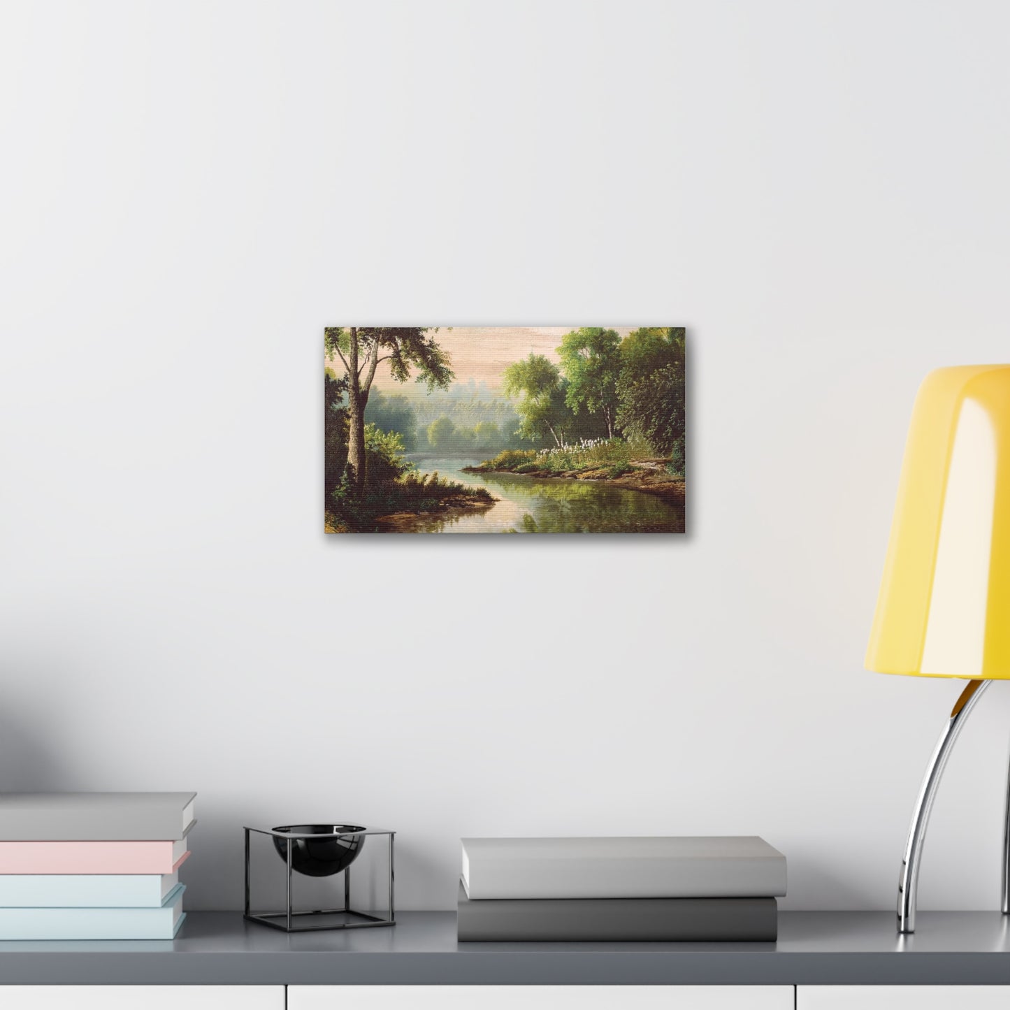 Serene Landscape Canvas Print, Nature Wall Art, Rustic Home Decor, Scenic Art, Tranquil Room Decoration, Gift for Nature Lovers