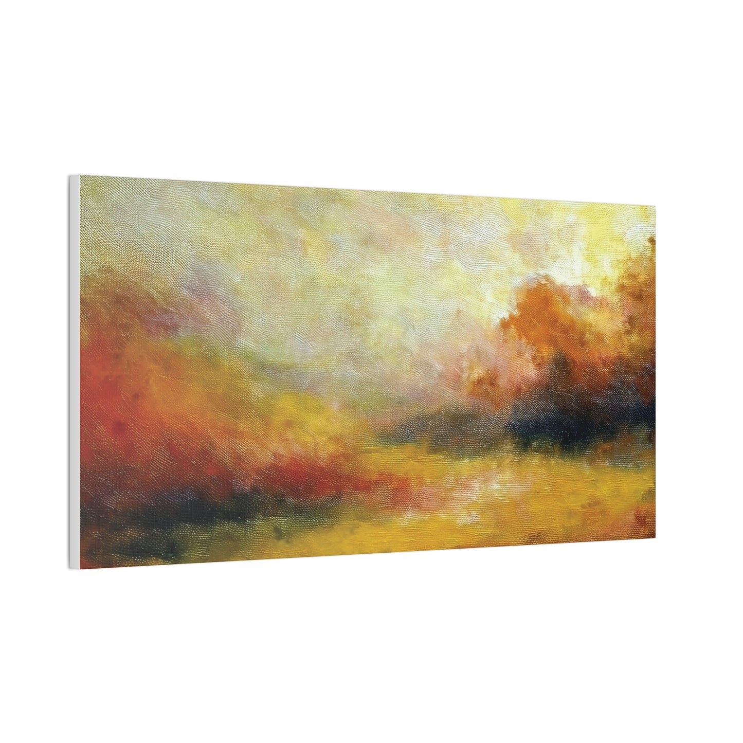 Vibrant Canvas Art Print, Stretched Wall Decor for Living Room, Abstract Landscape Artwork, Home Decoration, Gift for Art Lovers