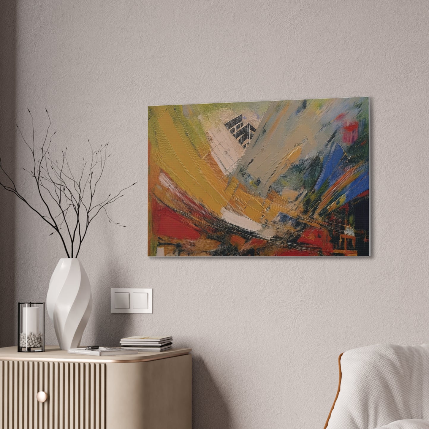 Canvas Stretched, 0.75" Art Print