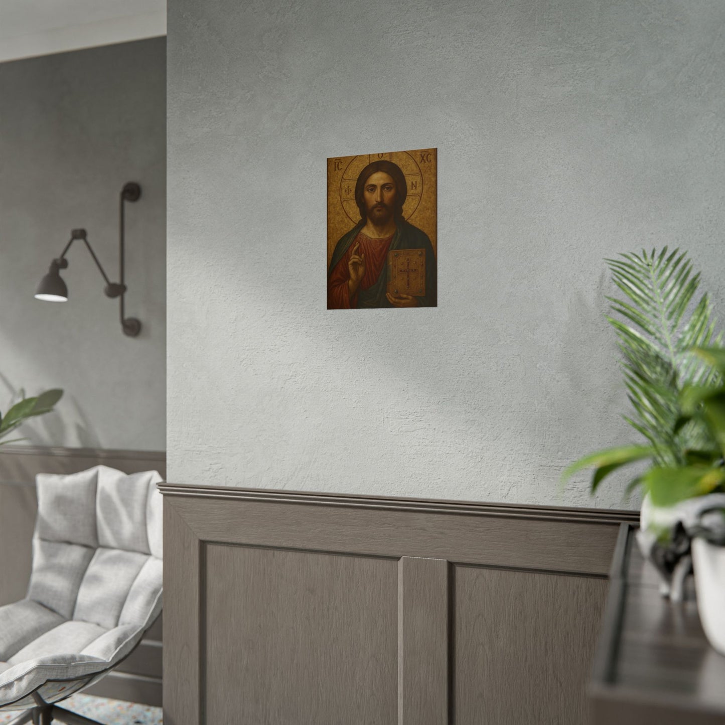 Poster - Devine Serene Ancient Authentic Holy Jesus
