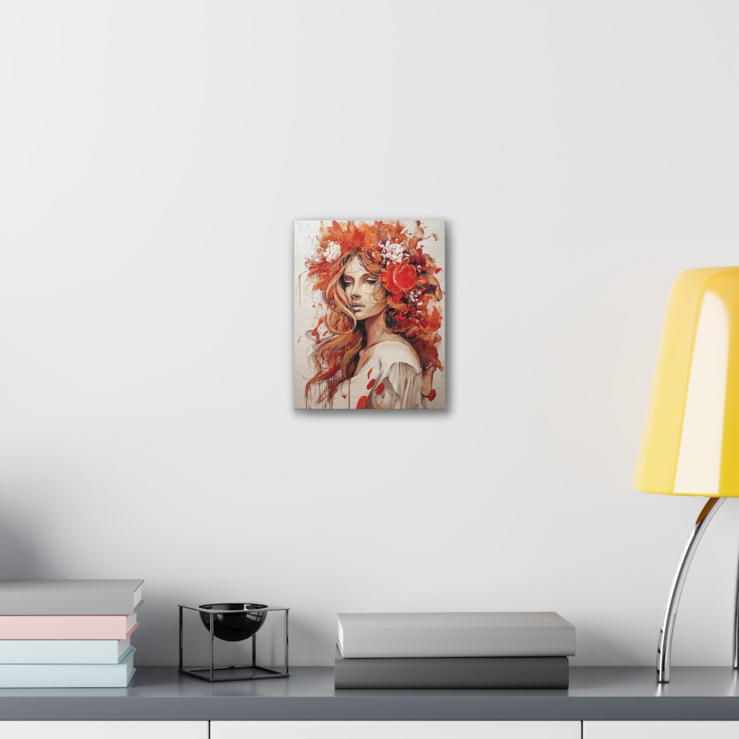 Floral Canvas Wall Art, Vibrant Decor for Home, Elegant Gift, Boho Chic Art Piece, Perfect for Birthdays, Weddings, and Anniversaries