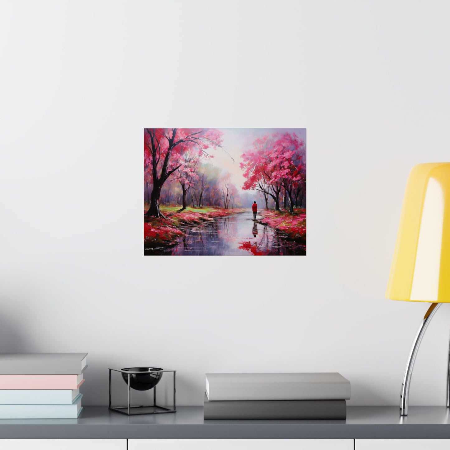 Cherry Blossom Reverie: Path of Petals