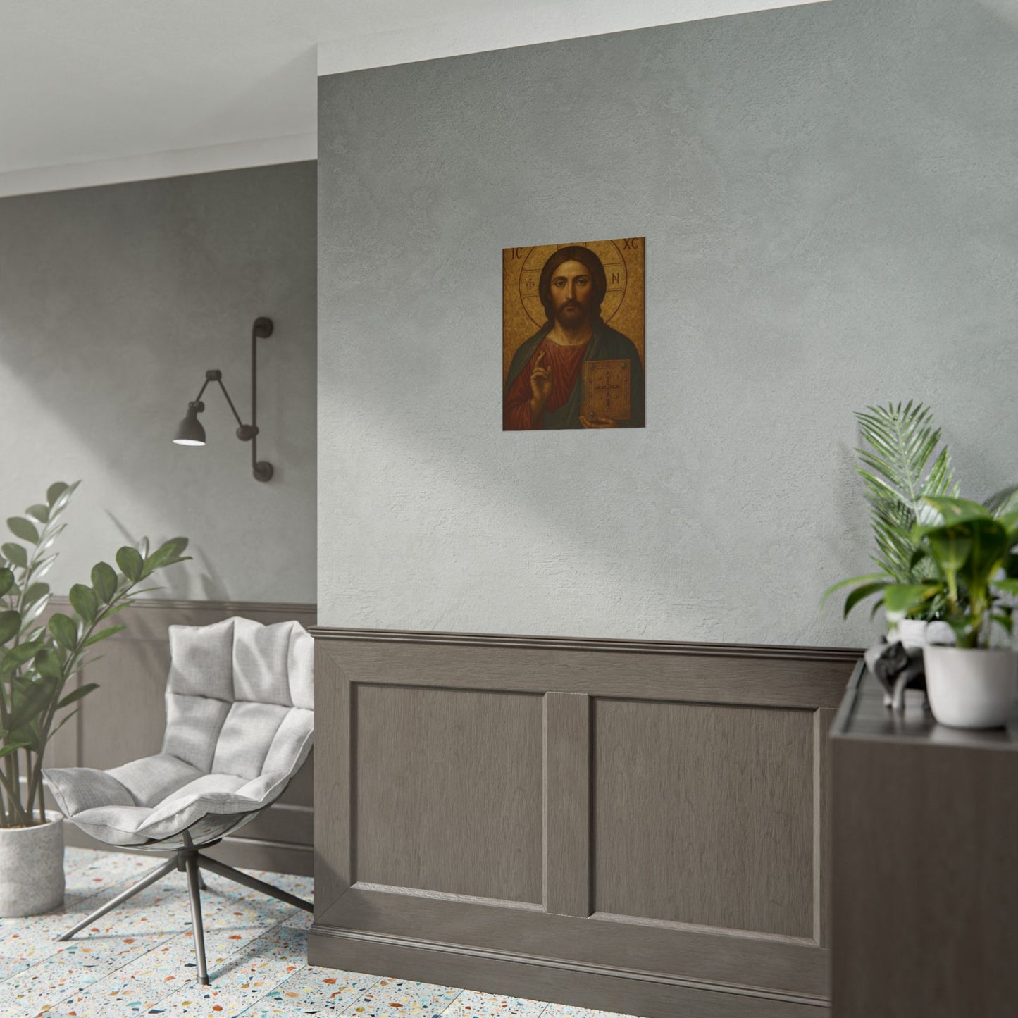 Poster - Devine Serene Ancient Authentic Holy Jesus