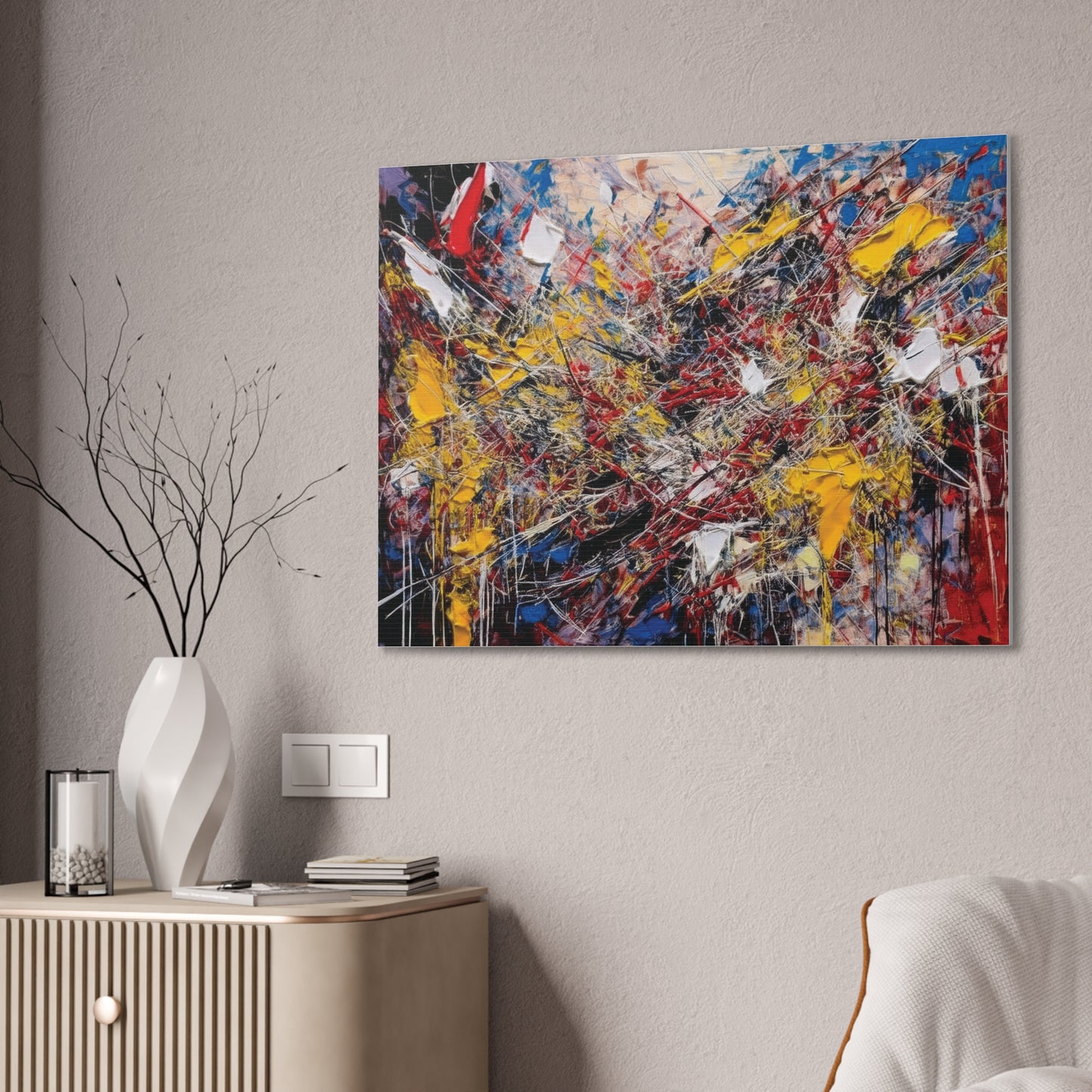 Canvas Stretched Wall Art - Magnum Opus