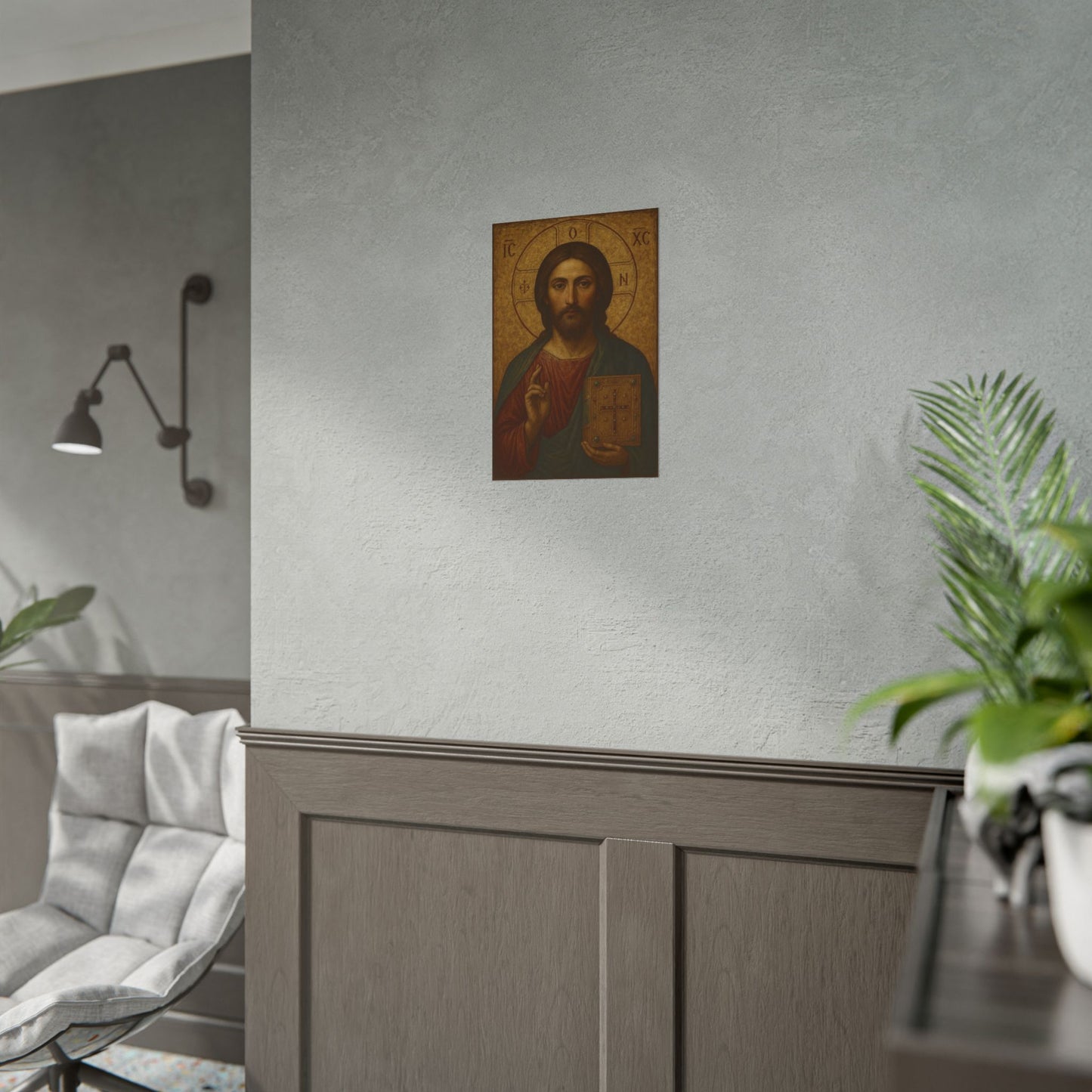 Poster - Devine Serene Ancient Authentic Holy Jesus