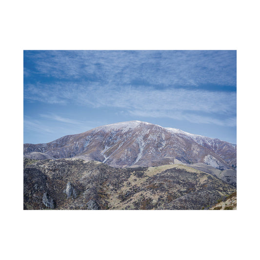 Poster - Rugged Mountain with Snow on Top