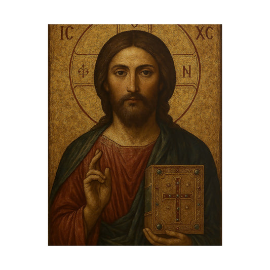 Poster - Devine Serene Ancient Authentic Holy Jesus