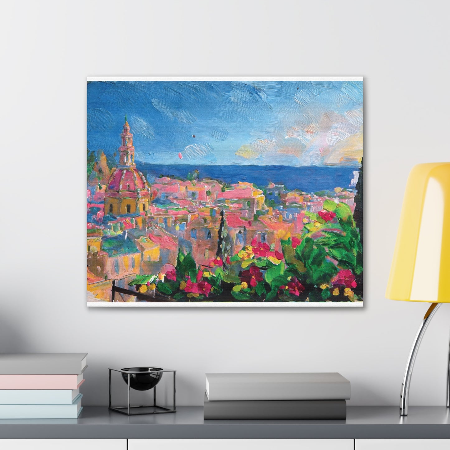 Vibrant Canvas Art Print, Colorful Wall Decor, Home Interior Decoration, Unique Gift for Art Lovers, Gallery Wall Accent