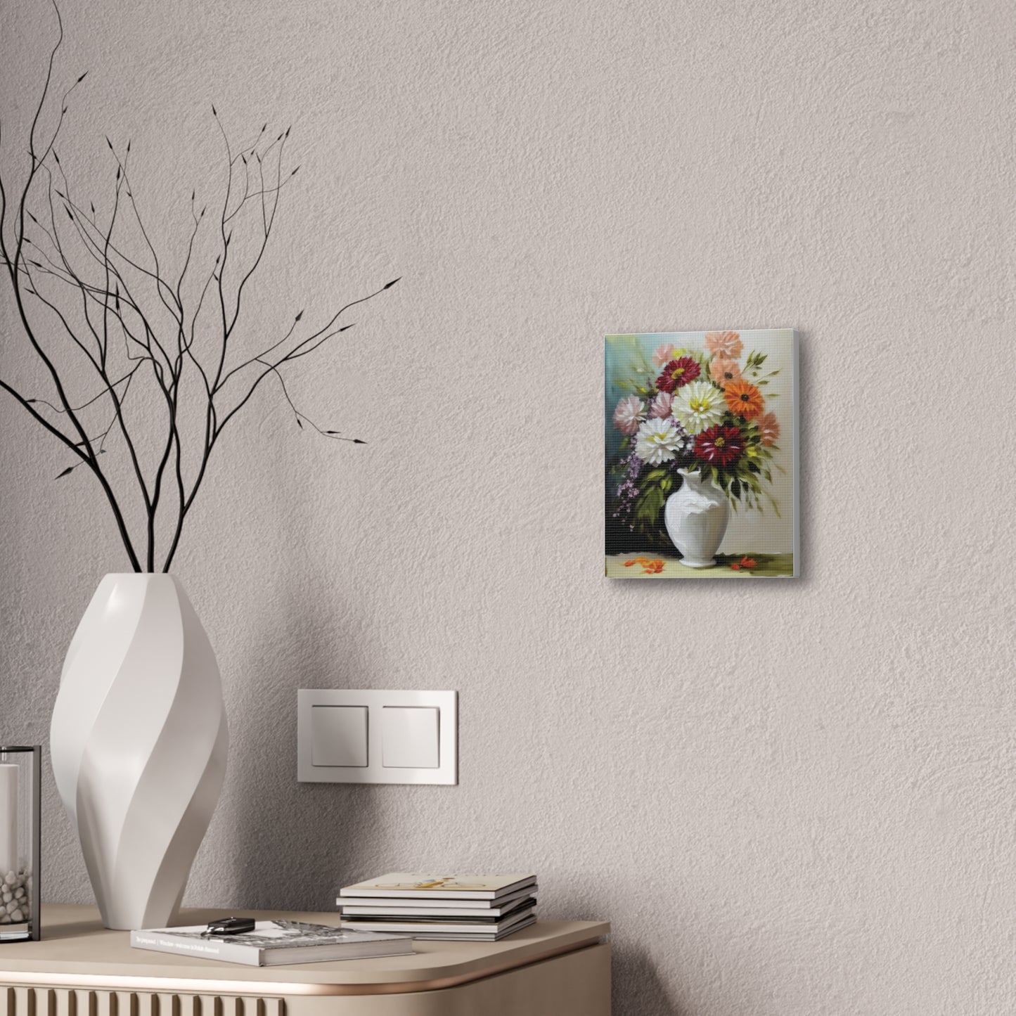 Floral Canvas Art Print, Wall Decor for Home, Gift for Gardeners, Elegant Artwork for Living Room, Unique Gift for Mother’s Day, [...]