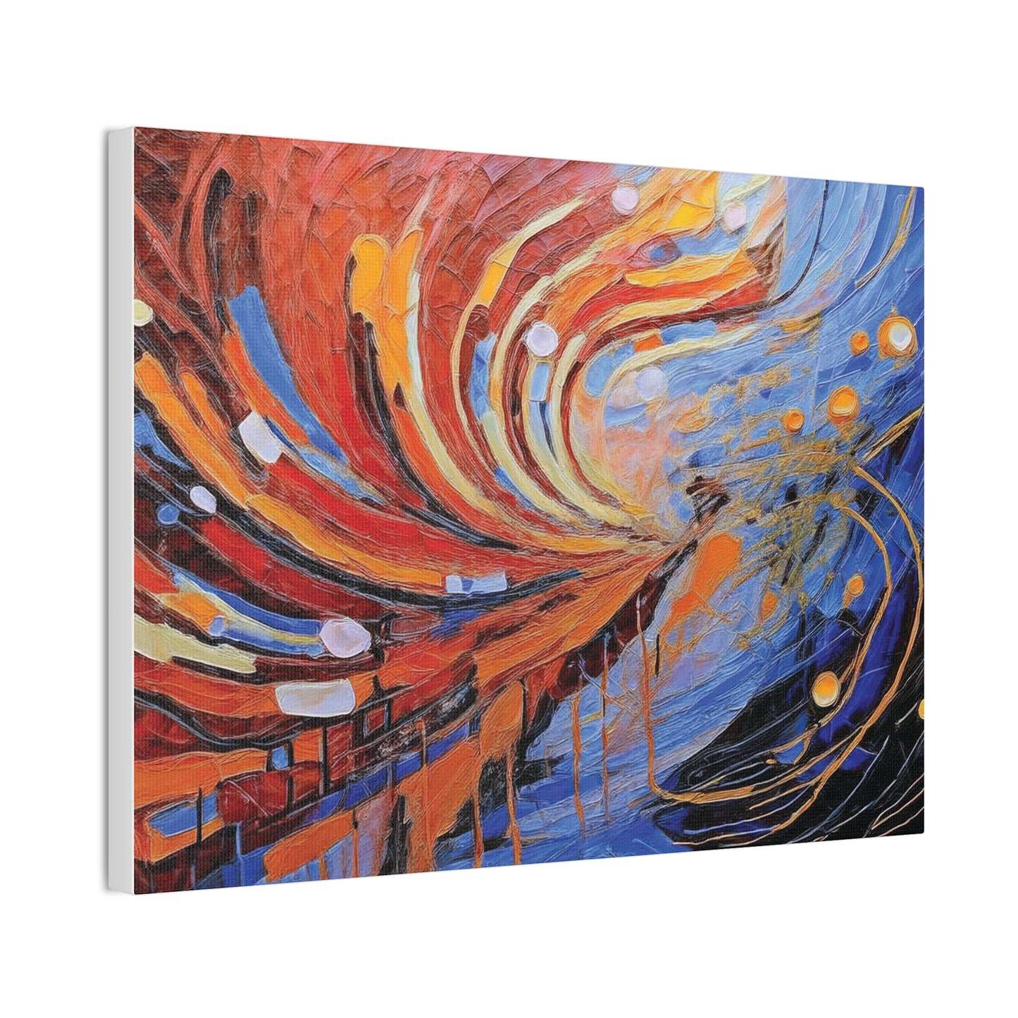 Vibrant Abstract Canvas Art, Colorful Wall Decor for Home or Office, Modern Art Print, Unique Gift for Art Lovers, Colorful Artwork