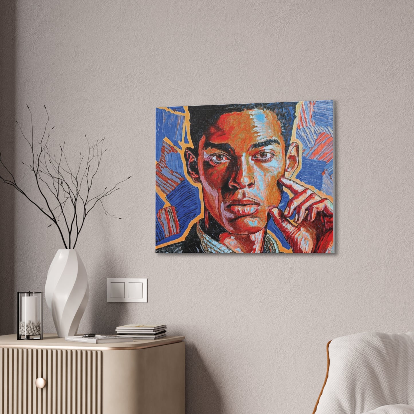 Artistic Canvas Print Portait