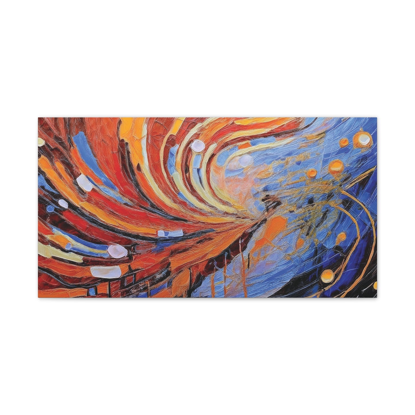 Vibrant Abstract Canvas Art, Colorful Wall Decor for Home or Office, Modern Art Print, Unique Gift for Art Lovers, Colorful Artwork