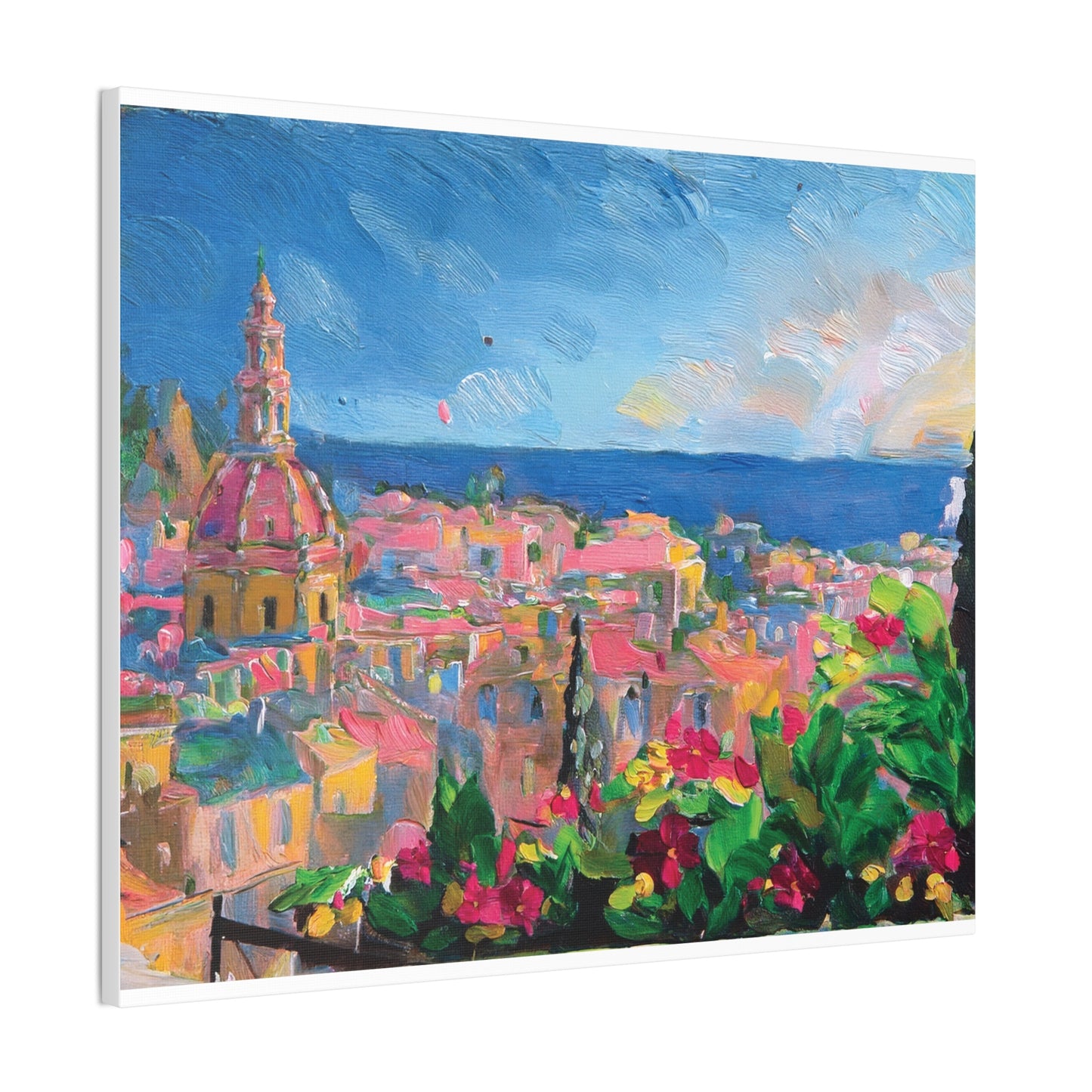 Vibrant Canvas Art Print, Colorful Wall Decor, Home Interior Decoration, Unique Gift for Art Lovers, Gallery Wall Accent