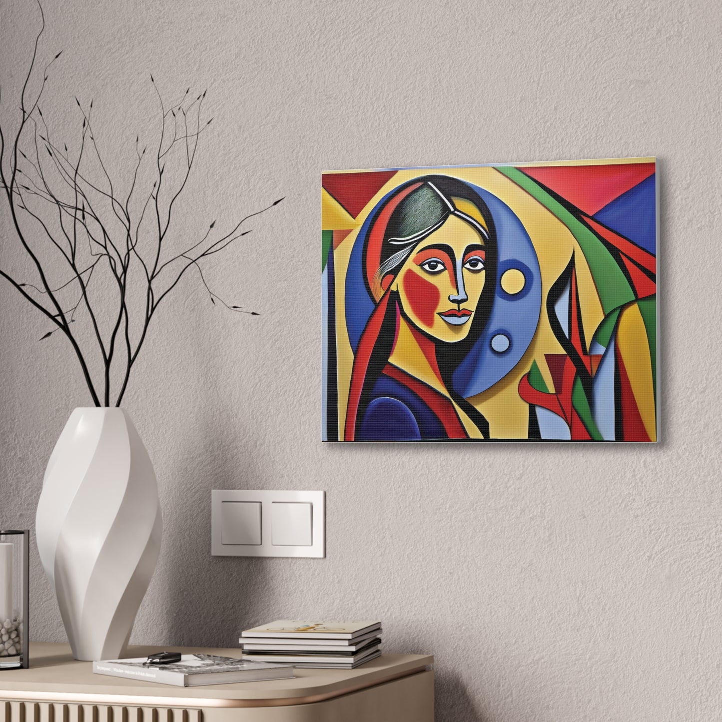 Abstract Art Canvas Print, Colorful Wall Decor for Living Room, Unique Gift for Art Lovers, Modern Home Decoration, Gallery Wall Art