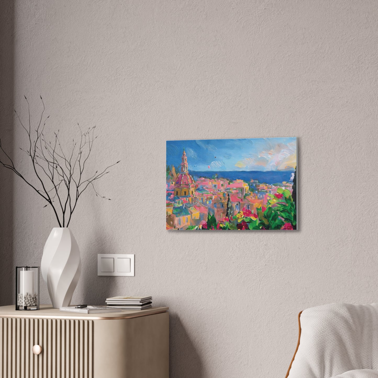 Vibrant Canvas Art Print, Colorful Wall Decor, Home Interior Decoration, Unique Gift for Art Lovers, Gallery Wall Accent